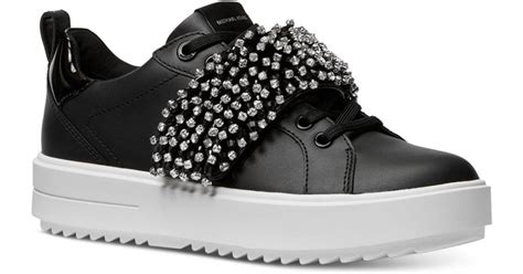 michael kors sneaker emmett|michael kors embellished sneakers.